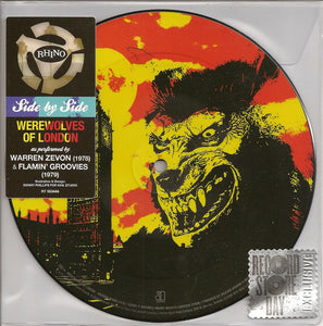 Warren Zevon & Flamin' Groovies - Werewolves of London - New Vinyl 2016 Rhino Record Store Day Side-by-Side Series, Limited Edition PIcture Disc 7" - Rock