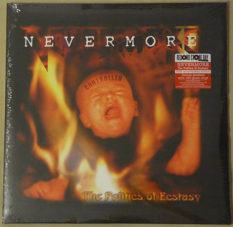 Nevermore - The Politics of Ecstasy (1996) - New 2 LP Record Store Day RSD 2016 Germany Import Record Store Day Orange 180 gram Vinyl - Thrash / Heavy Metal Metal
