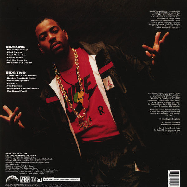 The D.O.C. – No One Can Do It Better (1989) - Mint- LP Record Store Day 2016 Ruthless Get On Down RSD Vinyl - Hip Hop - Shuga Records