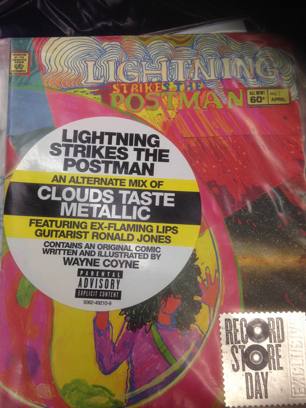 The Flaming Lips ‎– Lightning Strikes The Postman - New CD & Comic 2016 USA Record Store Day Exclusive - Alternate Mix of Clouds Taste Metallic - Psychedelic Rock