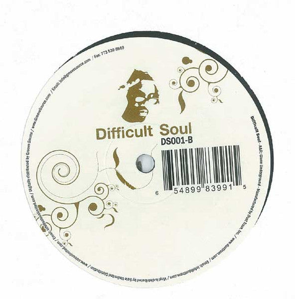 Glenn Underground - Mental Fusion - New 12" Single Record 2006 Difficult Soul USA Vinyl - Chicago House / Deep House - Shuga Records