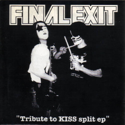 Final Exit / Ironia – Tribute To KISS Split EP / Psychosexual Party For Hungry Boys - MInt- 7" EP Record 1997 Machismo Australia Vinyl & 3x Inserts - Grindcore / Noise
