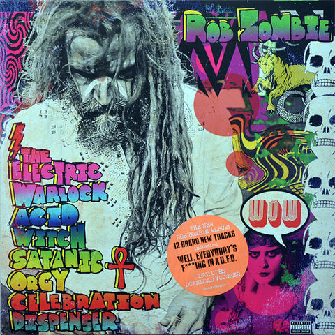Rob Zombie - Electric Warlock Acid Witch Satanic Orgy Celebration Dispenser - New Lp Record 2016 Zodiac Swan USA Vinyl & Lenticular 3-D Cover - Hard Rock / Metal