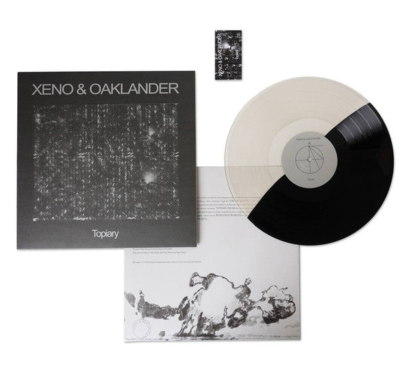 Xeno & Oaklander - Topiary - New Lp Record 2016 Ghostly International USA Half Clear / Half Black Vinyl & Download -  Synth-pop