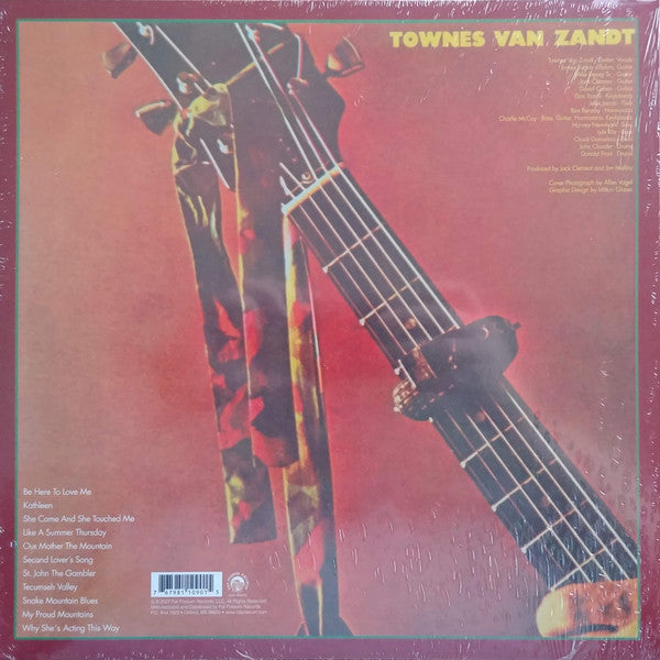 Townes Van Zandt ‎– Our Mother The Mountain (1969) - New LP Record 2015 Fat Possum USA Vinyl - Folk Rock / Country Rock - Shuga Records