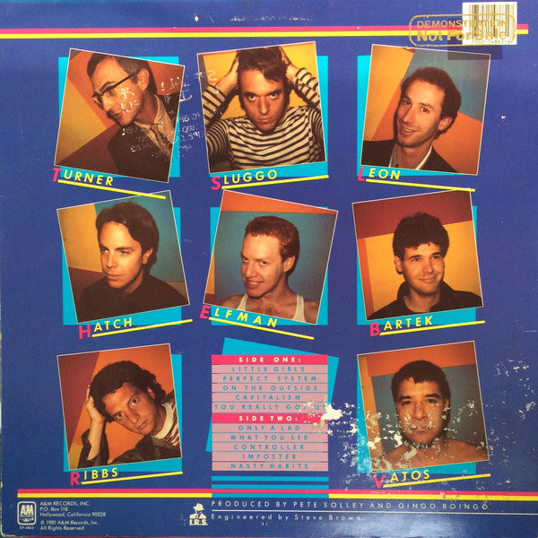 Oingo Boingo – Only A Lad - VG+ LP Record 1981 A&M USA Promo Vinyl - New Wave / Pop Rock
