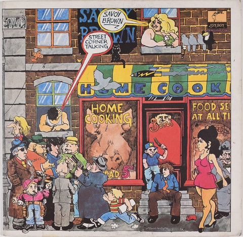 Savoy Brown – Street Corner Talking - Mint- LP Record 1971 Parrot USA Vinyl - Hard Rock / Blues Rock