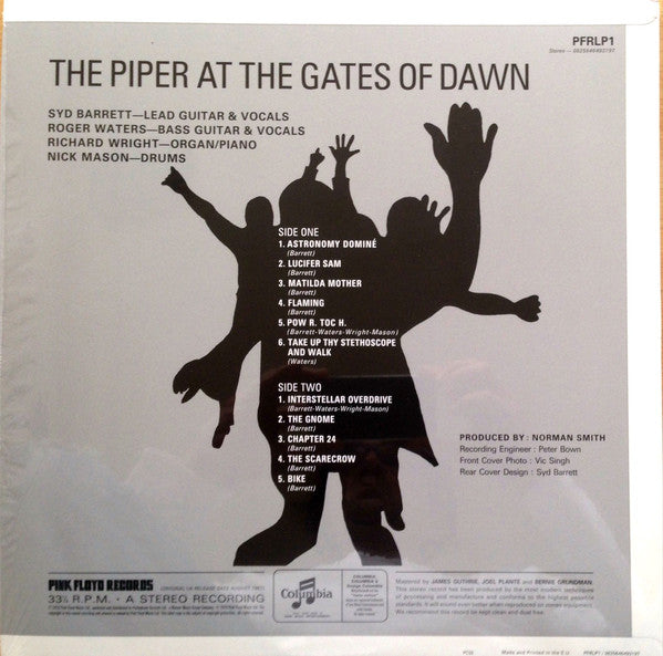 Pink Floyd ‎– The Piper At The Gates Of Dawn (1967) - New Lp Record 2016  Columbia Europe Import 180 gram Vinyl - Psychedelic Rock - Shuga Records