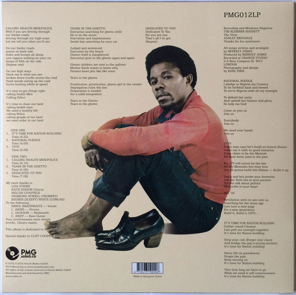 Berkely Ike Jones ‎– Nation Building (1979) - New LP Record 2016 PMG Austria Import Vinyl - Afrobeat / Disco / Funk - Shuga Records