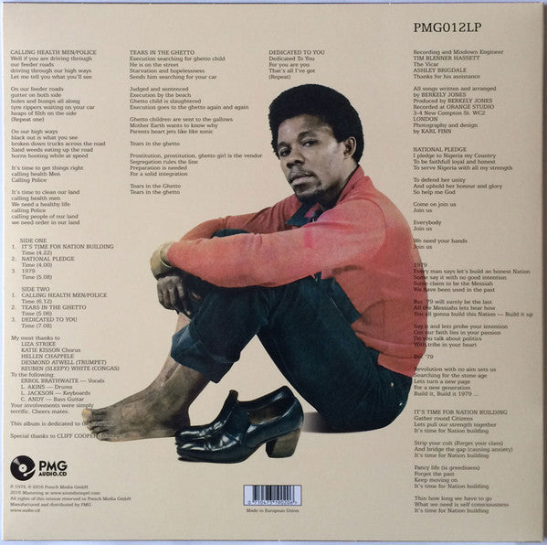 Berkely Ike Jones ‎– Nation Building (1979) - New LP Record 2016 PMG Austria Import Vinyl - Afrobeat / Disco / Funk