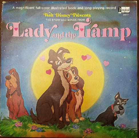Ginny Tyler - Walt Disney - The Story And Songs From Lady And The Tramp (1962) - VG+ LP Record 1976 Disneyland USA Vinyl & Booklet - Story / Soundtrack - Shuga Records