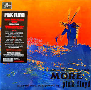 Pink Floyd ‎– Soundtrack From The Film "More" (1969) - New LP Record 2016 CBS USA 180 gram Vinyl - Psychedelic Rock / Prog Rock