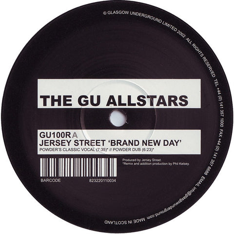 Various – The GU Allstars - New 12" Single Record 2002 Glasgow Underground UK Vinyl - House / Dub