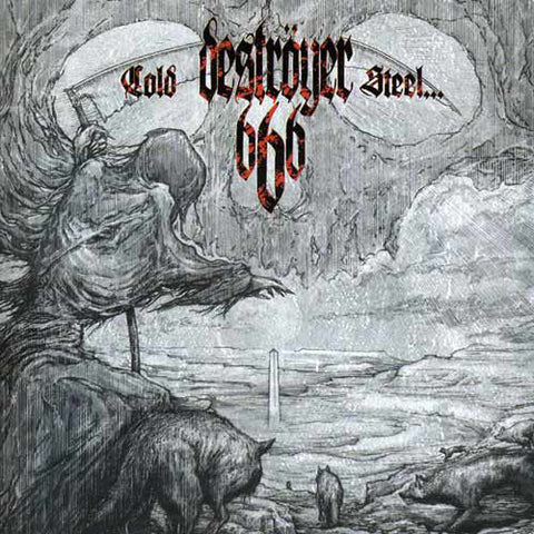Destroyer 666 - Cold Steel... For An Iron Age - New Vinyl Record 2017 Season of Mist Gatefold Limited Edition Opaque Grey Vinyl (ltd to 250) - Blackened Thrash / Death Metal