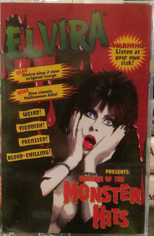 Various ‎– Elvira Presents: Revenge Of The Monster Hits - Used Cassette Rhino 1995 USA - Comedy