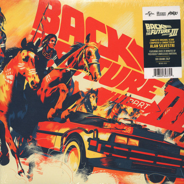 Alan Silvestri - Back to the Future Part III - New 2 Lp Record 2016 Mondo 180 gram Vinyl - Soundtrack