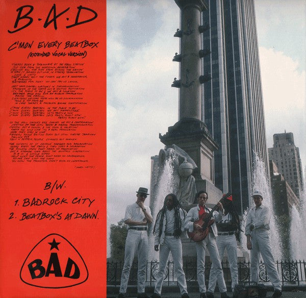 Big Audio Dynamite – C'mon Every Beatbox - VG 12" (UK Import) 1986 - Leftfield, Breaks