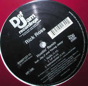 Rick Ross ‎– Hustlin' (Remix) - New Vinyl Record 12" Single 2006 USA - Hip Hop