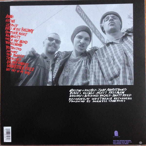Rancid ‎– Rancid (1993) - New LP Record 2022 Epitaph Europe Vinyl - Punk