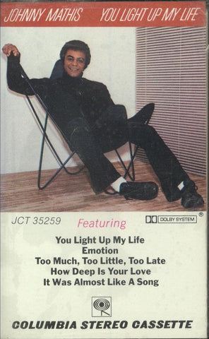 Johnny Mathis – You Light Up My Life - Used Cassette Columbia 1978 USA - Pop