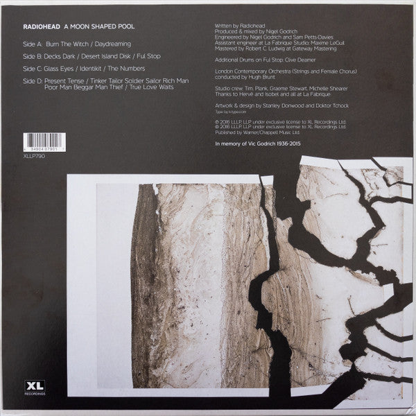 Radiohead ‎– A Moon Shaped Pool - Mint- 2 LP Record 2016 XL Recordings 180 gram White Vinyl - Indie Rock
