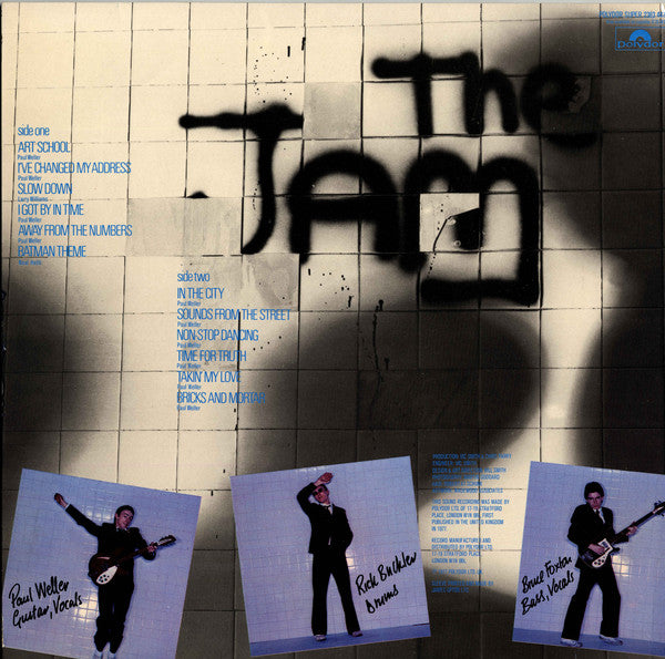 The Jam ‎– In The City - VG+ (VG cover) LP Record 1977 Polydor UK Import Vinyl - Punk / Mod - Shuga Records