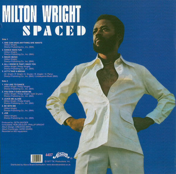 Milton Wright ‎– Spaced (1977) - New Lp Record 2016 Alston UK Import Vinyl - Funk / Soul / Disco - Shuga Records