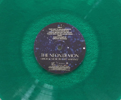 Cliff Martinez - The Neon Demon (Original Motion Picture) - New 2 Lp Record 2016 Milan USA Blue & Green Vinyl & Download - Soundtrack/ Darkwave / Electro / Ambient - Shuga Records