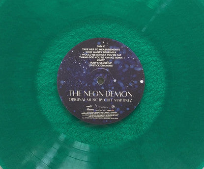 Cliff Martinez - The Neon Demon (Original Motion Picture) - New 2 Lp Record 2016 Milan USA Blue & Green Vinyl & Download - Soundtrack/ Darkwave / Electro / Ambient