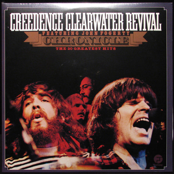 Creedence Clearwater Revival Featuring John Fogerty - Chronicle - The 20 Greatest Hits (1976) - VG+ 2 LP Record 1970s Fantasy USA Vinyl - Classic Rock / Blues Rock - Shuga Records