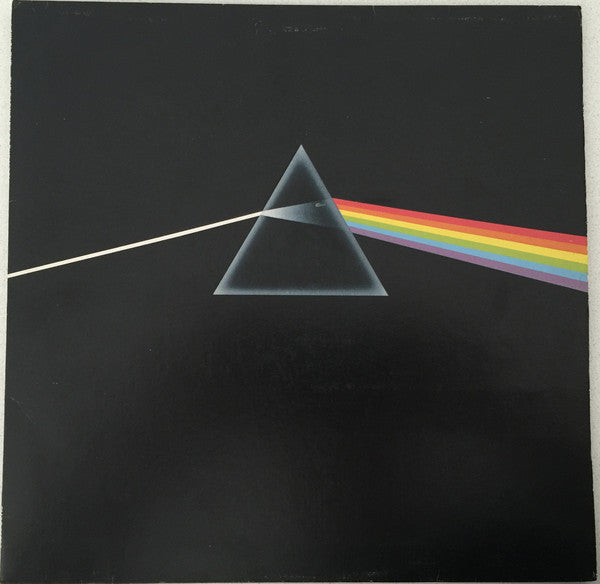 Pink Floyd - The Dark Side of the Moon - VG+ LP Record 1973 Harvest USA 1st Issue Vinyl with "INTERPAK" & One Poster - Psychedelic Rock / Prog Rock - Shuga Records