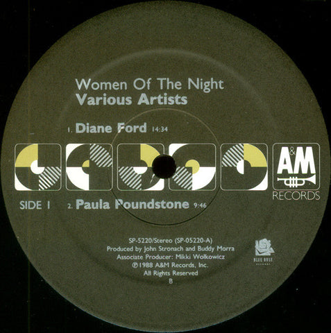 Diane Ford & Paula Poundstone & Cathy Ladman Women Of The Night - A Comedy Album - New Vinyl Record 1988 (Original Press) USA - Comedy