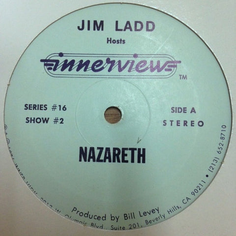 Nazareth – Innerview - VG+ LP Record 1981 USA Transcription Vinyl - Interview