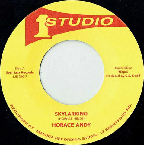 Horace Andy / Dub Specialist - Skylarking / Sky (1972) - Rhythm - New 7" Single Record 2016 Studio One / Soul Jazz UK Import Vinyl - Roots Reggae / Dub