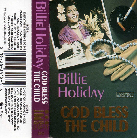 Billie Holiday – God Bless The Child - Used Cassette 1956 Spot Light Tape - Jazz