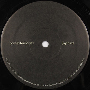 Jay Haze – Untitled - New Sealed 12" Single Record 2003 Contexterrior Vinyl - Minimal Techno / Glitch