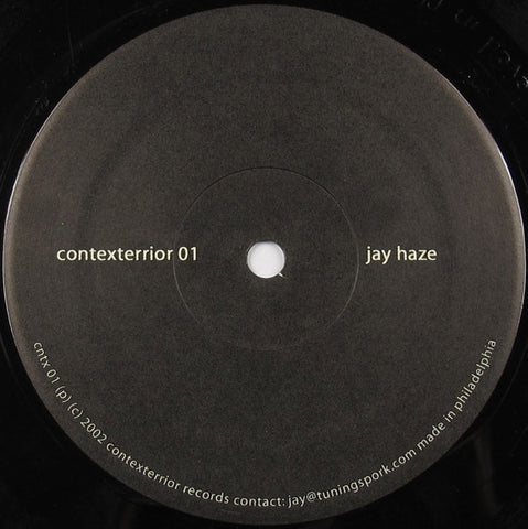 Jay Haze – Untitled - New Sealed 12" Single Record 2003 Contexterrior Vinyl - Minimal Techno / Glitch