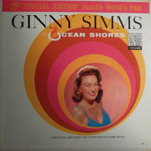 Ginny Simms – Ginny Simms At Ocean Shores - New LP Record 1962 Venise Vinyl - Jazz Vocal