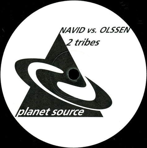 Navid vs. Olssen – 2 Tribes - New Sealed 12" Single Record 1996 Planet Source Germany Vinyl - Techno / Acid