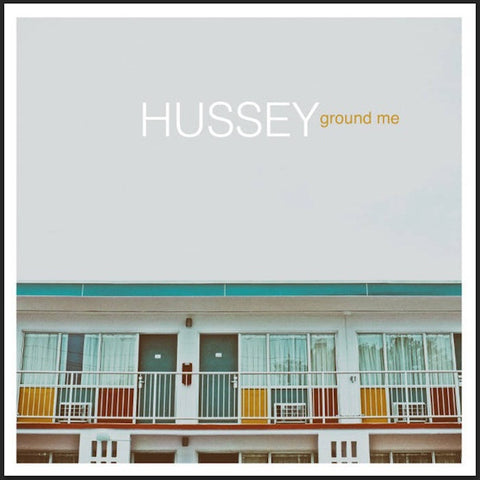 Signed Autographed - Nathan Hussey – Ground Me - Mint- LP Record 2015 Enjoy The Ride Coke Bottle Clear & Sea Blue Swirl with Orange & Mustard Splatter Vinyl - Rock