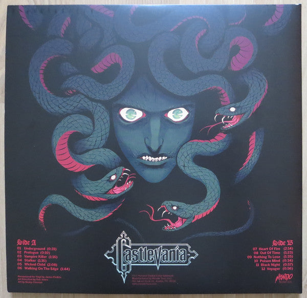 Konami Kukeiha Club – Castlevania- New 10" LP Record 2018 Mondo USA Red Vinyl - Video Game Music / Soundtrack / Chiptune - Shuga Records