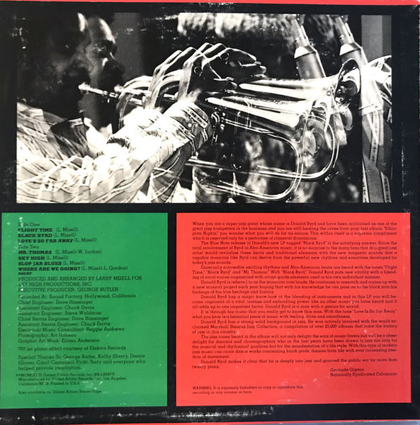 Donald Byrd - Black Byrd - VG+ LP Record 1973 Blue Note USA Vinyl - Jazz / Jazz-Funk - Shuga Records