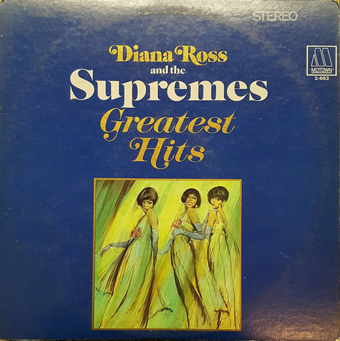 Diana Ross & The Supremes ‎– Greatest Hits - VG 2 LP Record 1967 Motown USA Vinyl - Soul / Rhythm & Blues