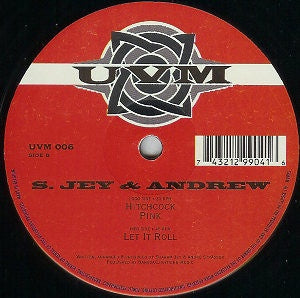 S. Jey & Andrew - Let It Roll - New 12" Single Record 1995 Unique Vinyl Movement Belgium Vinyl - Trance - Shuga Records