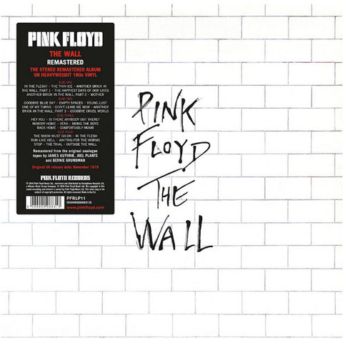 Pink Floyd – The Wall (1979) - New 2 LP Record 2016 Pink Floyd Europe 180 gramVinyl - Rock / Classic Rock