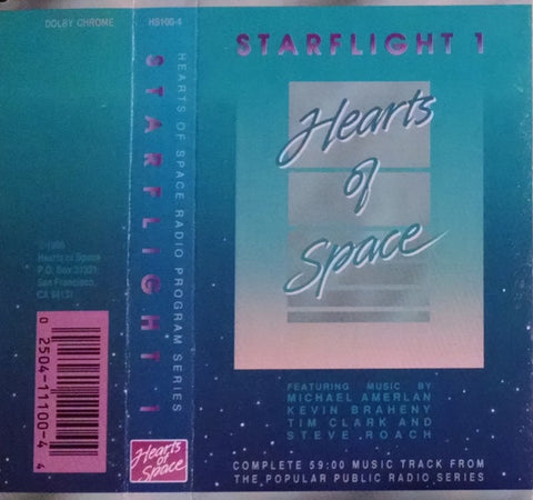 Various – Starflight 1 - Used Cassette 1986 Hearts Of Space Tape - Ambient / New Age