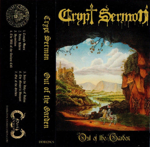 Crypt Sermon – Out Of The Garden - Used Cassette 2016 Dark Descent Tape - Doom Metal