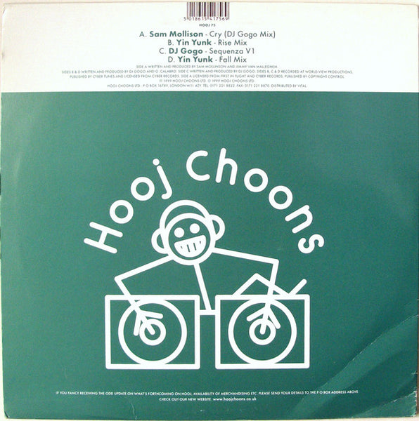 DJ Gogo ‎– The Cyber E.P. - VG 2x 12" Single Record 1999 Hooj Choons UK Import Vinyl - Progressive House / Tribal House - Shuga Records