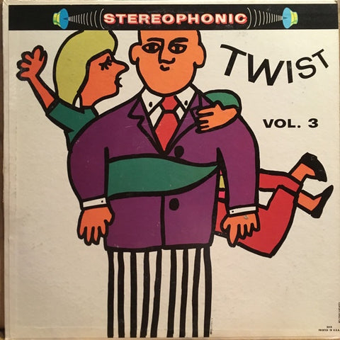 Bobby Dunn With Les Cooper And His Twisters And Beep Bottomley's Twisters – Twist Vol. 3 - VG+ LP Record 1962 Palace USA Stereo Vinyl - Rock / Pop / Twist