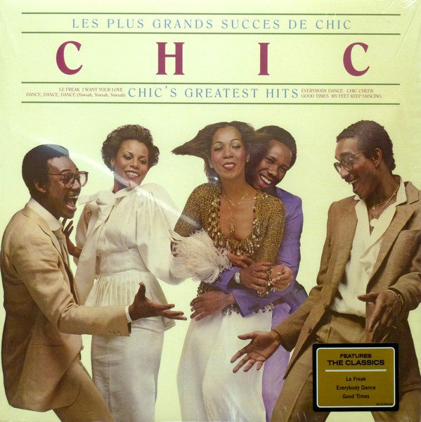Chic ‎– Les Plus Grands Succes De Chic = Chic's Greatest Hits (1979) - Mint- (vg cover) LP Record 2016 Atlantic USA Vinyl - Soul / Disco
